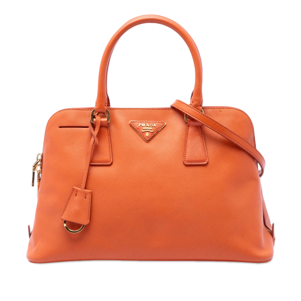 Pre-Loved Prada Medium Saffiano Lux Promenade Satchel